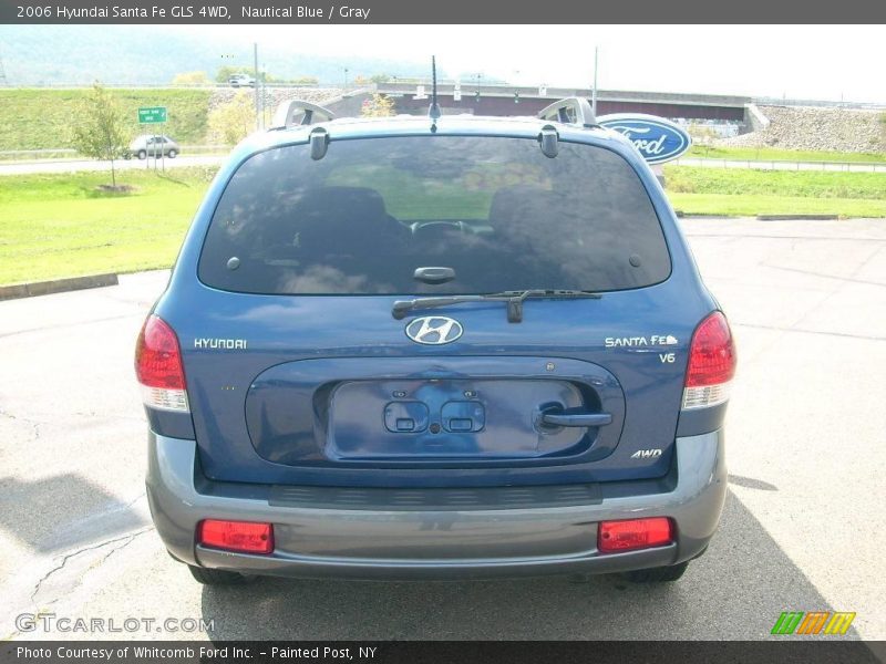 Nautical Blue / Gray 2006 Hyundai Santa Fe GLS 4WD
