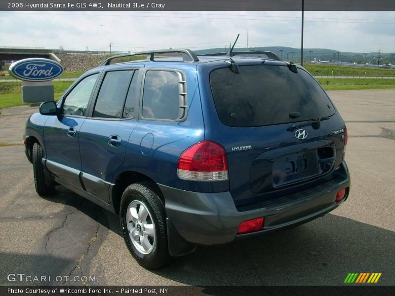 Nautical Blue / Gray 2006 Hyundai Santa Fe GLS 4WD