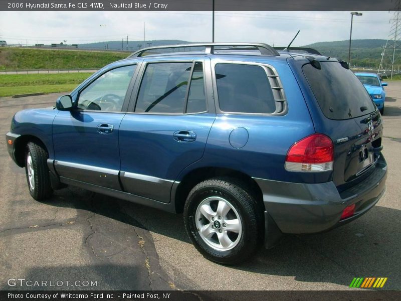 Nautical Blue / Gray 2006 Hyundai Santa Fe GLS 4WD