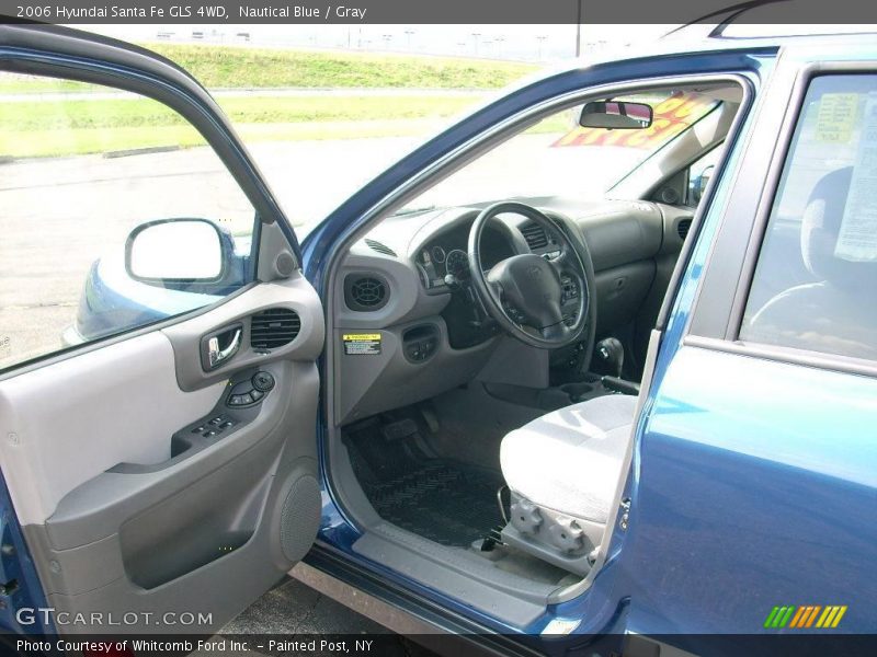 Nautical Blue / Gray 2006 Hyundai Santa Fe GLS 4WD