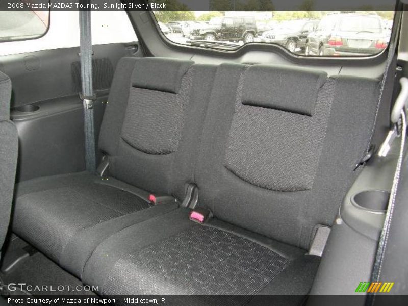 Sunlight Silver / Black 2008 Mazda MAZDA5 Touring