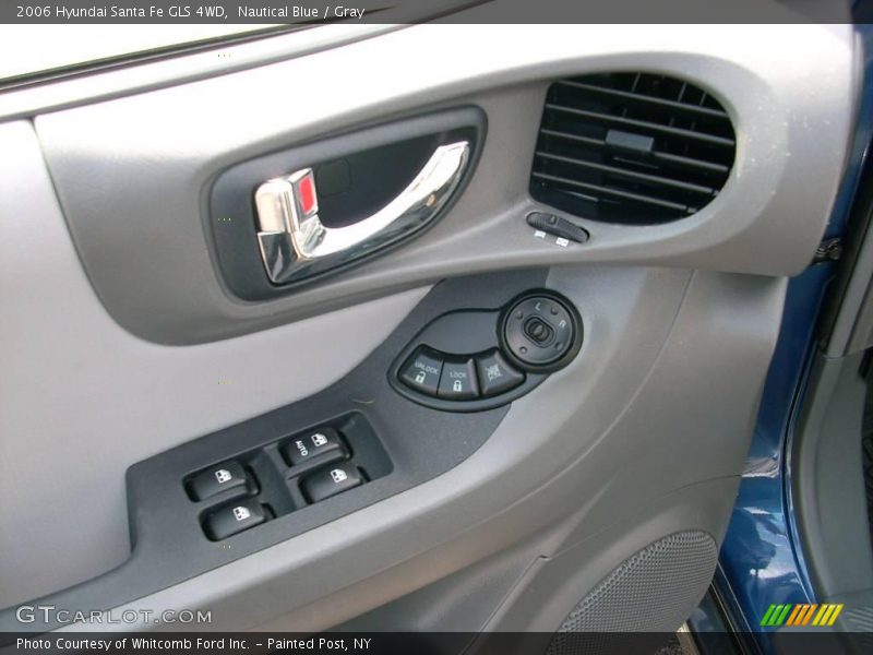 Nautical Blue / Gray 2006 Hyundai Santa Fe GLS 4WD