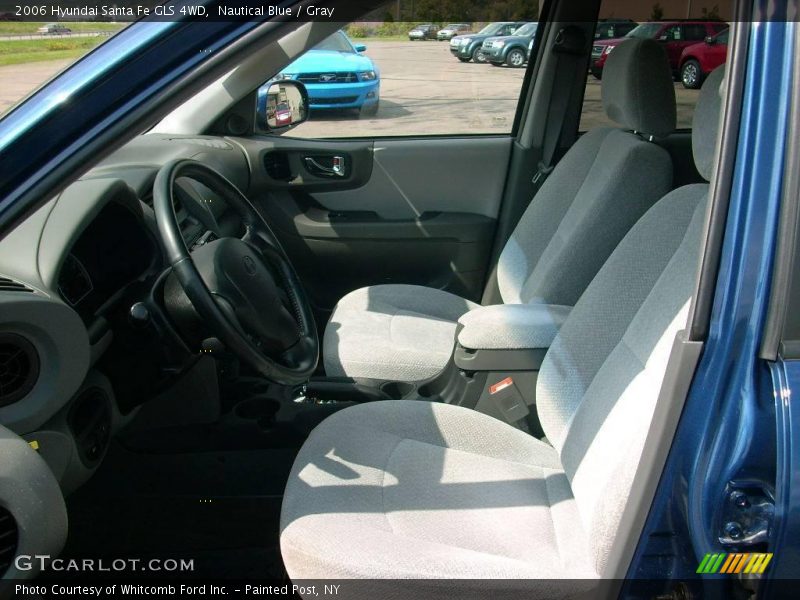 Nautical Blue / Gray 2006 Hyundai Santa Fe GLS 4WD