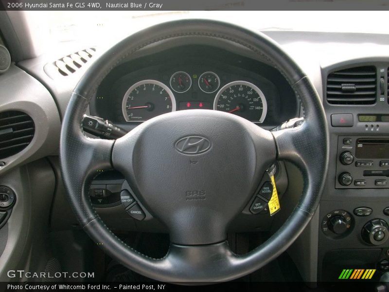 Nautical Blue / Gray 2006 Hyundai Santa Fe GLS 4WD
