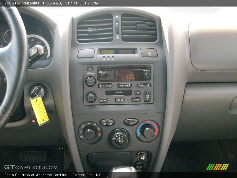 Nautical Blue / Gray 2006 Hyundai Santa Fe GLS 4WD