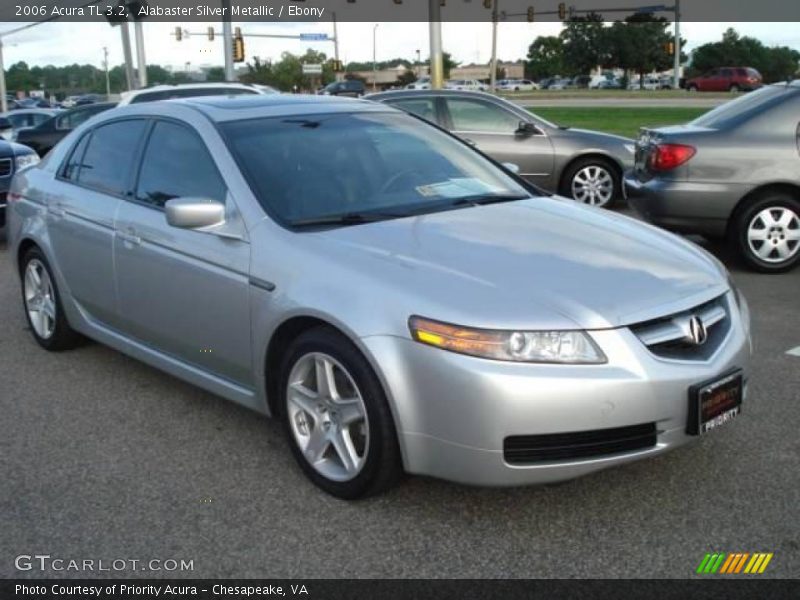 Alabaster Silver Metallic / Ebony 2006 Acura TL 3.2
