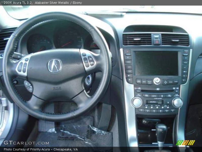 Alabaster Silver Metallic / Ebony 2006 Acura TL 3.2