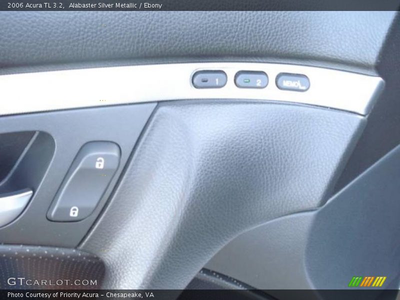 Alabaster Silver Metallic / Ebony 2006 Acura TL 3.2