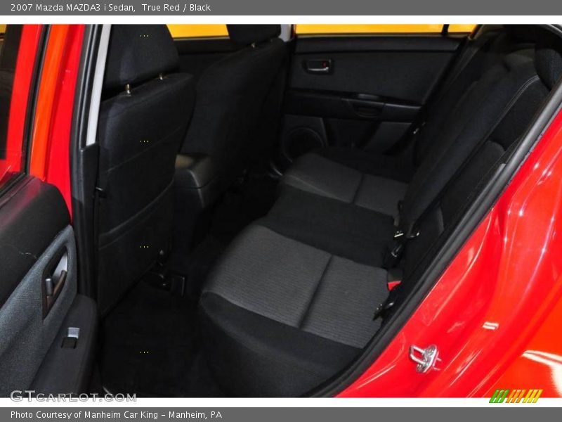 True Red / Black 2007 Mazda MAZDA3 i Sedan