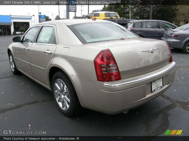 Linen Gold Metallic / Dark Slate Gray/Light Graystone 2007 Chrysler 300 C HEMI