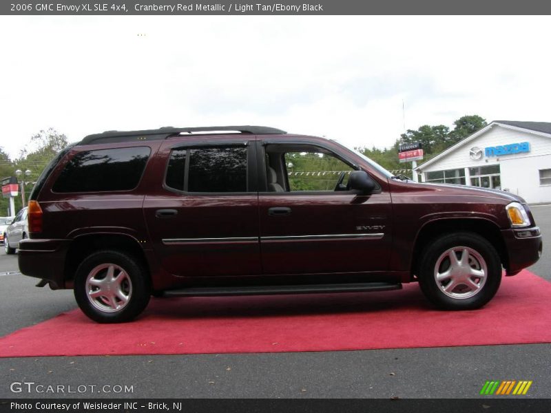 Cranberry Red Metallic / Light Tan/Ebony Black 2006 GMC Envoy XL SLE 4x4