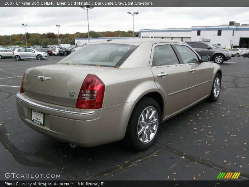 Linen Gold Metallic / Dark Slate Gray/Light Graystone 2007 Chrysler 300 C HEMI