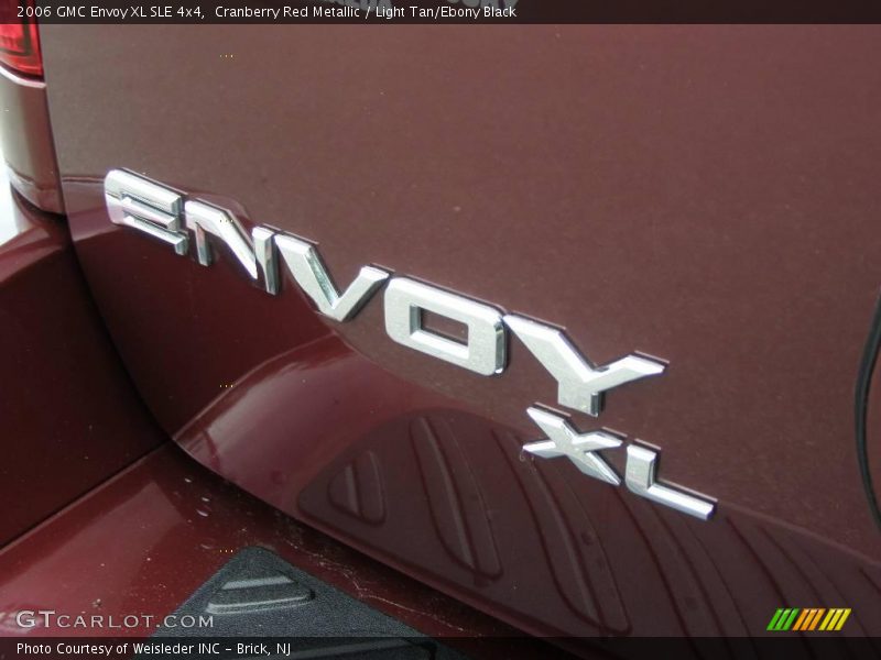 Cranberry Red Metallic / Light Tan/Ebony Black 2006 GMC Envoy XL SLE 4x4