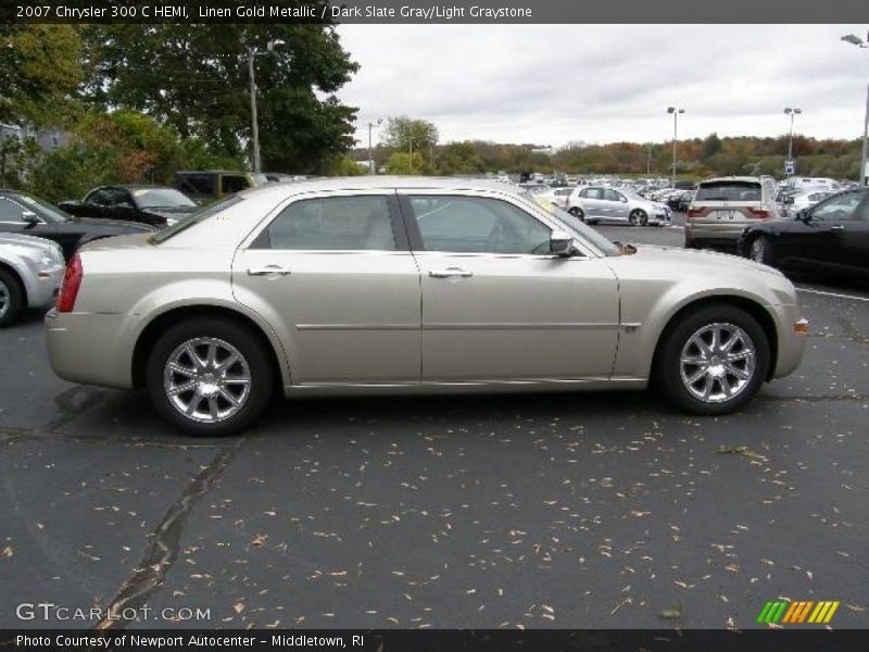 Linen Gold Metallic / Dark Slate Gray/Light Graystone 2007 Chrysler 300 C HEMI