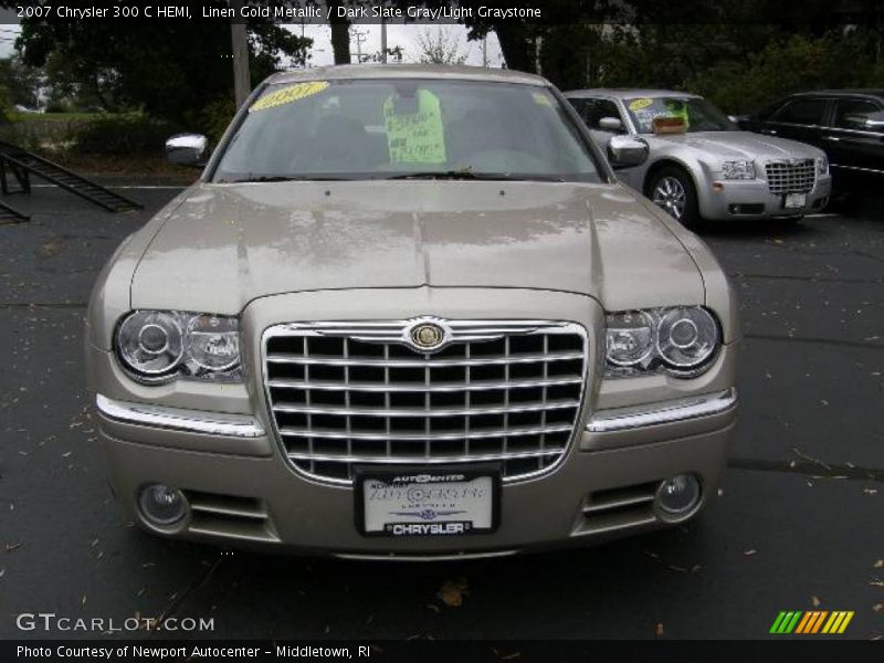 Linen Gold Metallic / Dark Slate Gray/Light Graystone 2007 Chrysler 300 C HEMI