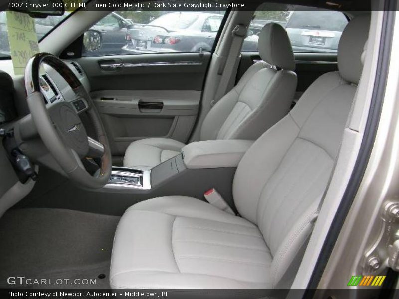 Linen Gold Metallic / Dark Slate Gray/Light Graystone 2007 Chrysler 300 C HEMI