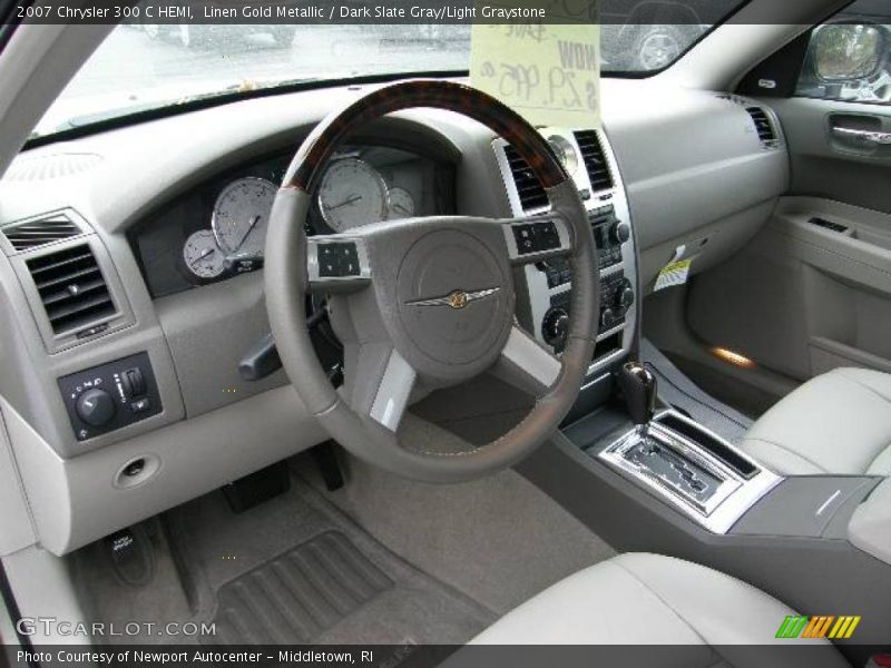 Linen Gold Metallic / Dark Slate Gray/Light Graystone 2007 Chrysler 300 C HEMI