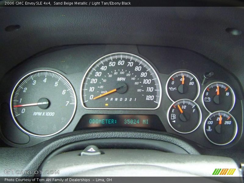 Sand Beige Metallic / Light Tan/Ebony Black 2006 GMC Envoy SLE 4x4