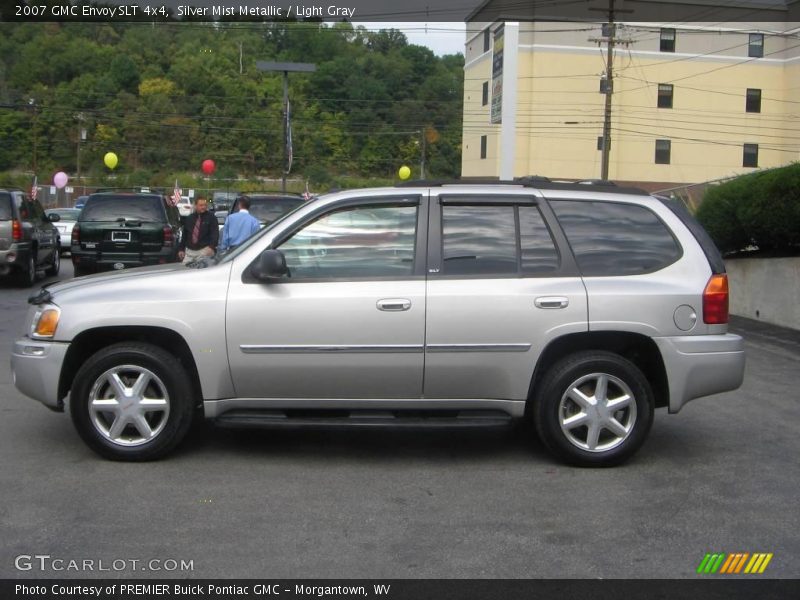 Silver Mist Metallic / Light Gray 2007 GMC Envoy SLT 4x4