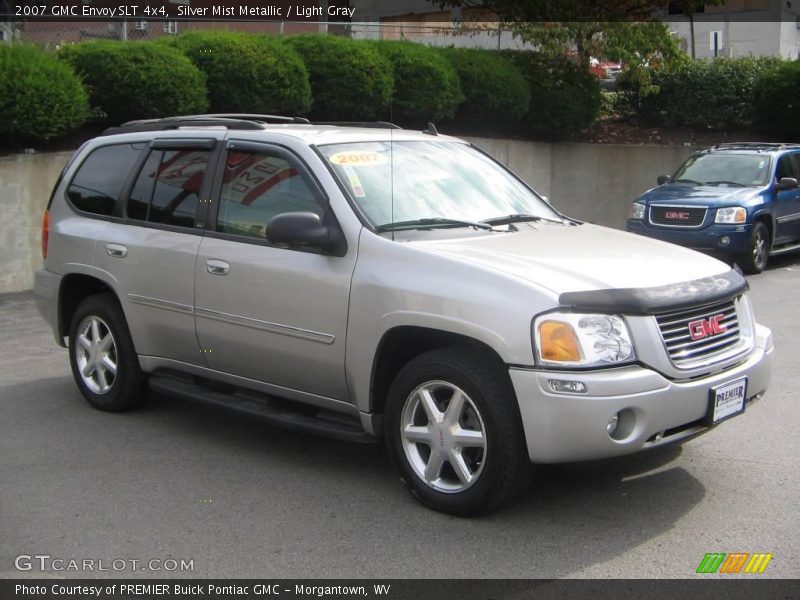 Silver Mist Metallic / Light Gray 2007 GMC Envoy SLT 4x4
