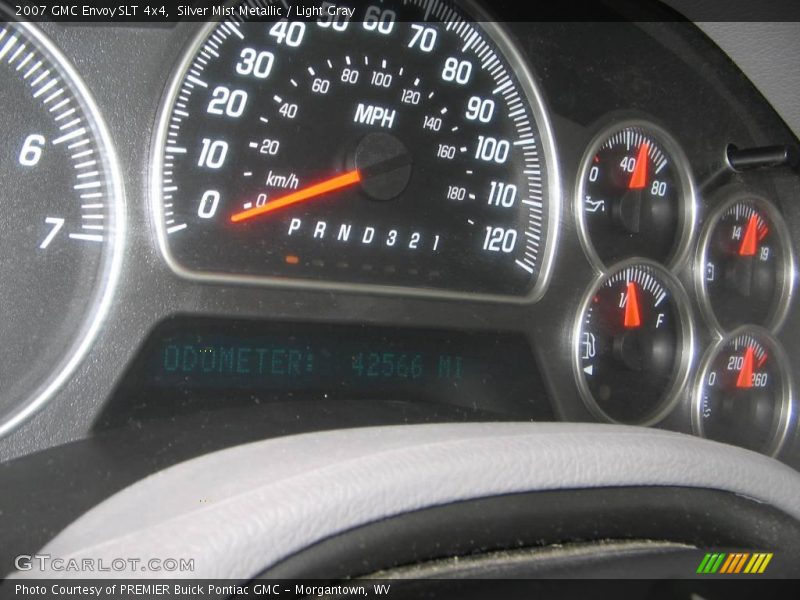 Silver Mist Metallic / Light Gray 2007 GMC Envoy SLT 4x4