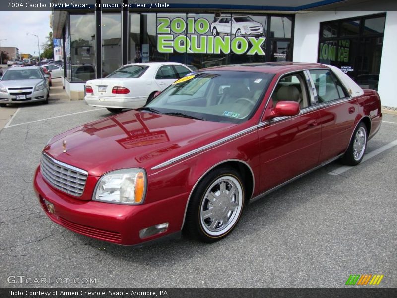 Crimson Red Pearl / Shale 2004 Cadillac DeVille Sedan
