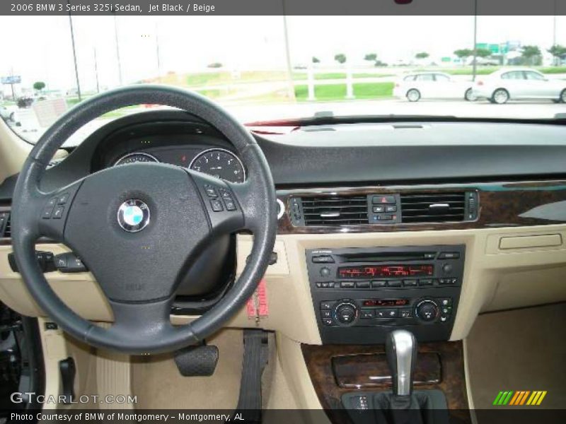 Jet Black / Beige 2006 BMW 3 Series 325i Sedan