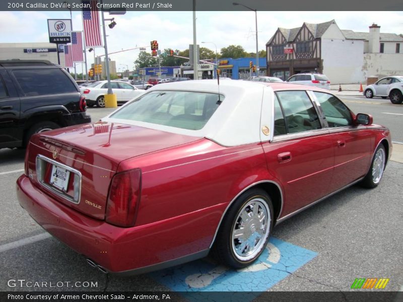Crimson Red Pearl / Shale 2004 Cadillac DeVille Sedan