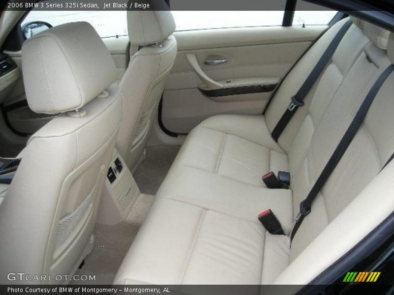 Jet Black / Beige 2006 BMW 3 Series 325i Sedan