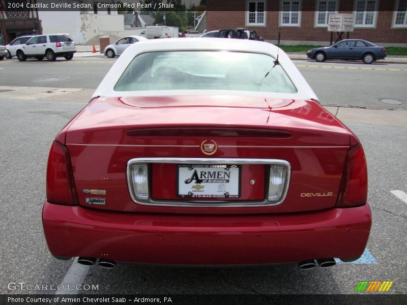 Crimson Red Pearl / Shale 2004 Cadillac DeVille Sedan