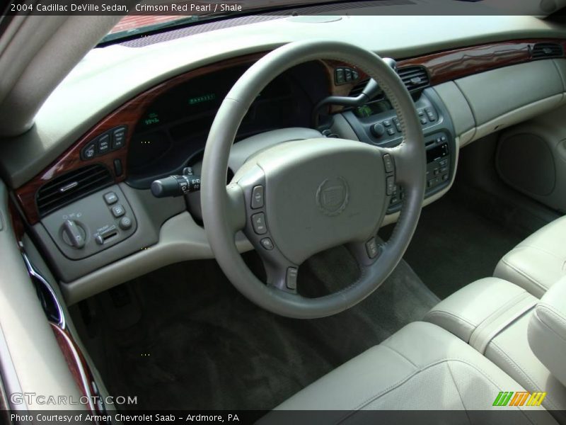Crimson Red Pearl / Shale 2004 Cadillac DeVille Sedan