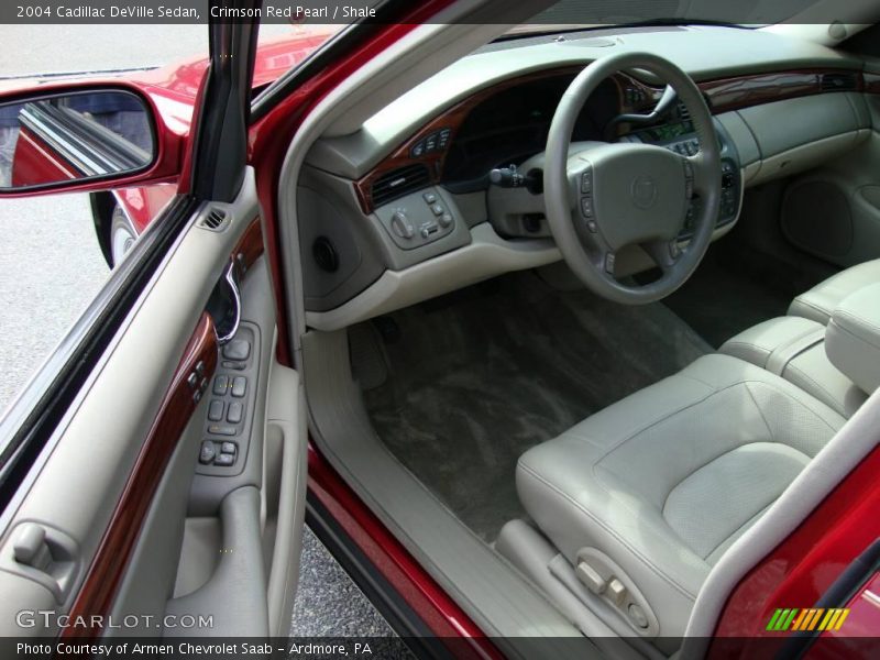 Crimson Red Pearl / Shale 2004 Cadillac DeVille Sedan