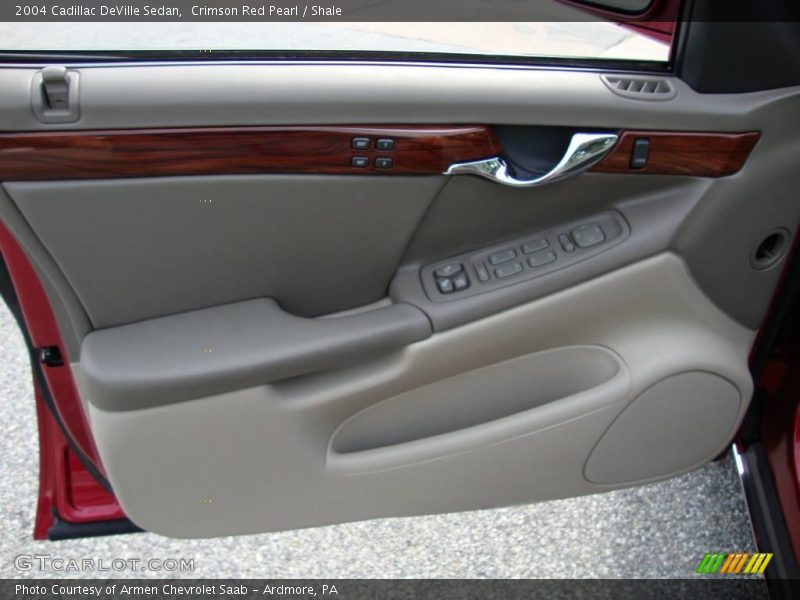 Crimson Red Pearl / Shale 2004 Cadillac DeVille Sedan