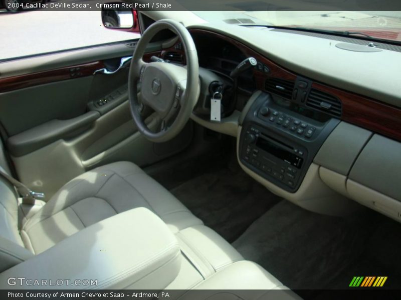 Crimson Red Pearl / Shale 2004 Cadillac DeVille Sedan