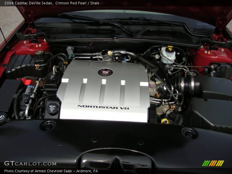 Crimson Red Pearl / Shale 2004 Cadillac DeVille Sedan
