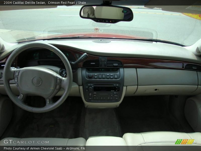 Crimson Red Pearl / Shale 2004 Cadillac DeVille Sedan