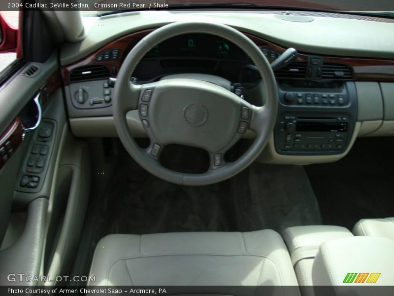 Crimson Red Pearl / Shale 2004 Cadillac DeVille Sedan