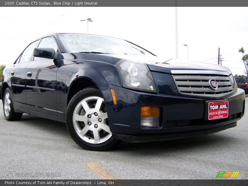 Blue Chip / Light Neutral 2005 Cadillac CTS Sedan
