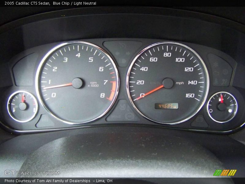 Blue Chip / Light Neutral 2005 Cadillac CTS Sedan