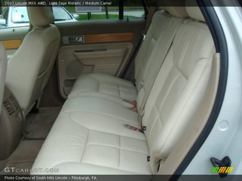 Light Sage Metallic / Medium Camel 2007 Lincoln MKX AWD