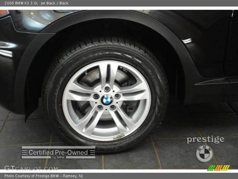 Jet Black / Black 2006 BMW X3 3.0i