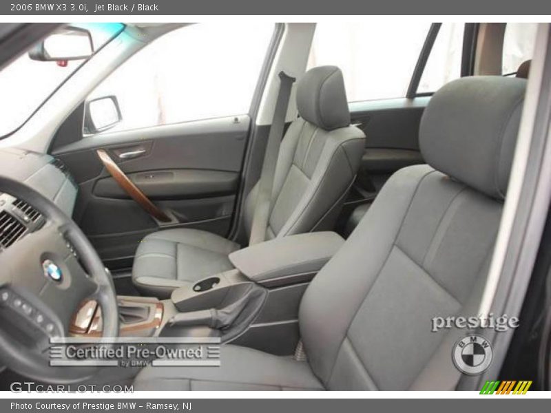 Jet Black / Black 2006 BMW X3 3.0i