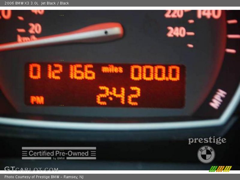 Jet Black / Black 2006 BMW X3 3.0i