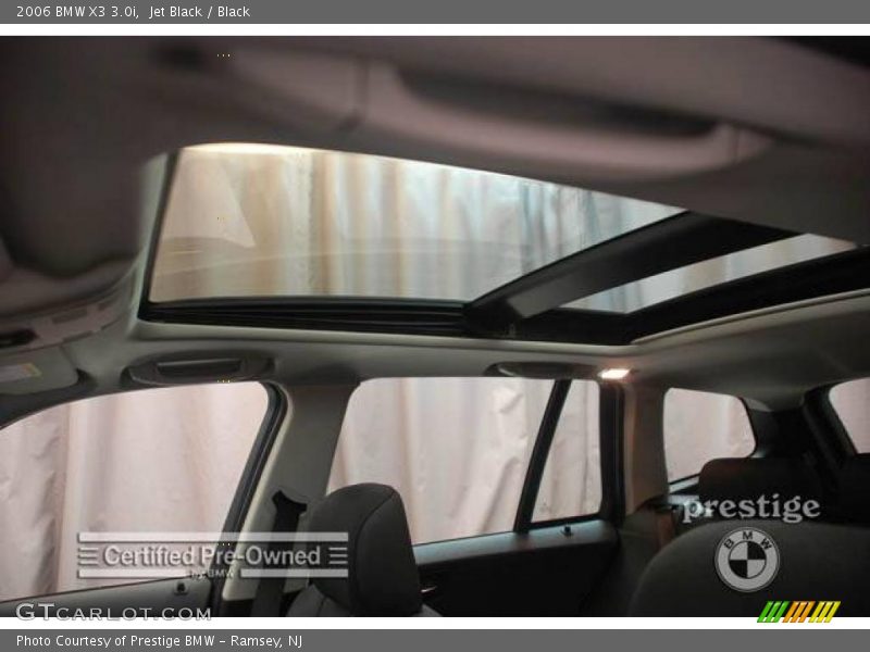 Jet Black / Black 2006 BMW X3 3.0i