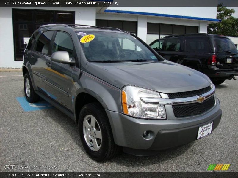 Dark Silver Metallic / Light Gray 2006 Chevrolet Equinox LT AWD