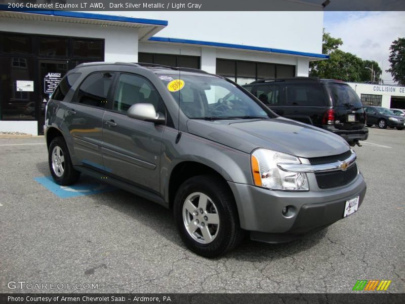Dark Silver Metallic / Light Gray 2006 Chevrolet Equinox LT AWD
