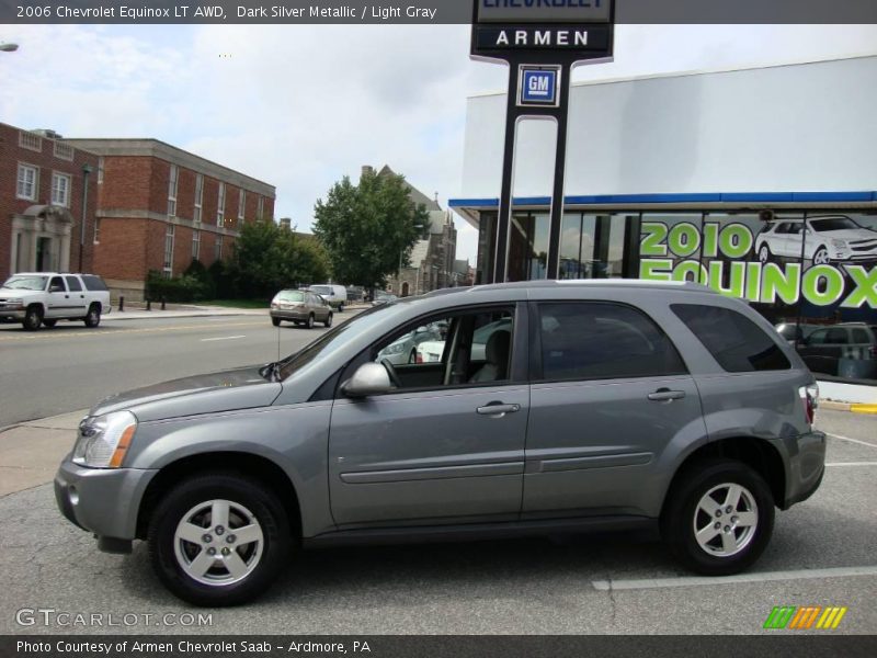 Dark Silver Metallic / Light Gray 2006 Chevrolet Equinox LT AWD