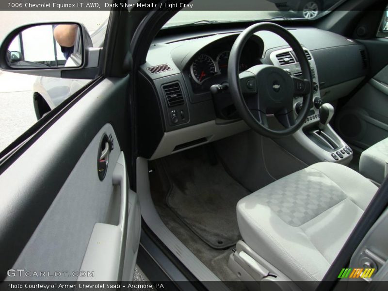 Dark Silver Metallic / Light Gray 2006 Chevrolet Equinox LT AWD