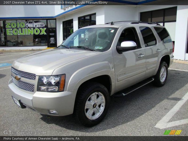 Silver Birch Metallic / Light Titanium/Ebony 2007 Chevrolet Tahoe Z71 4x4