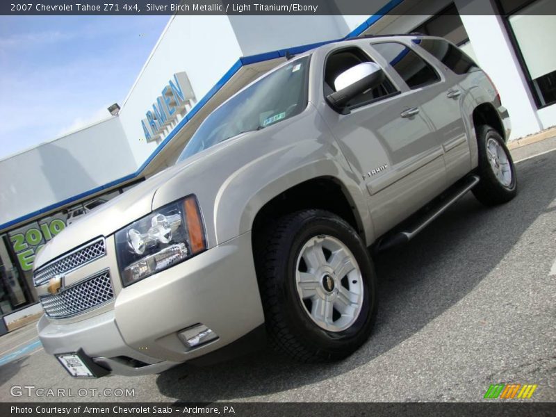 Silver Birch Metallic / Light Titanium/Ebony 2007 Chevrolet Tahoe Z71 4x4